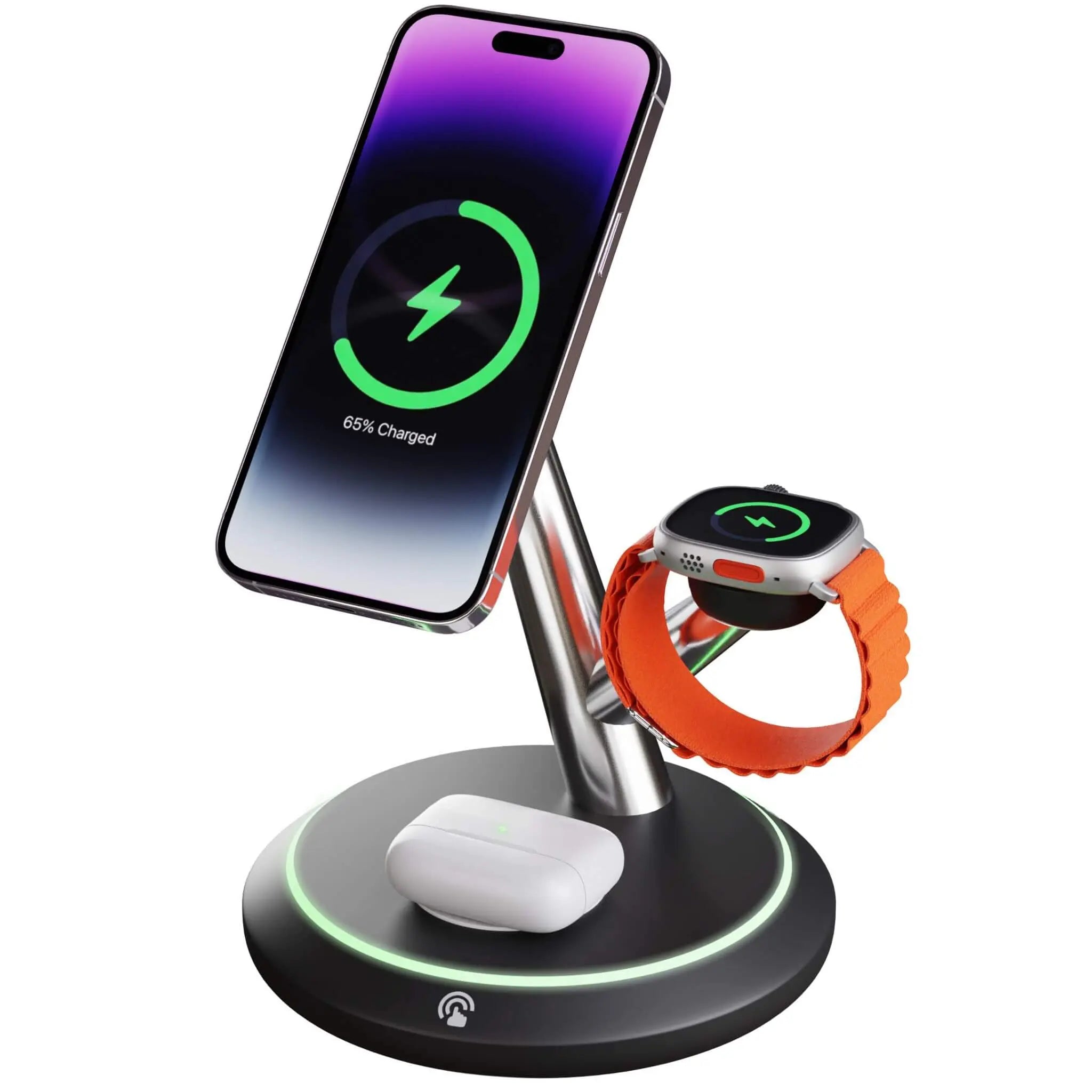 3 in 1 Wireless Charger with MagSafe for Apple iPhone 15 Pro Max