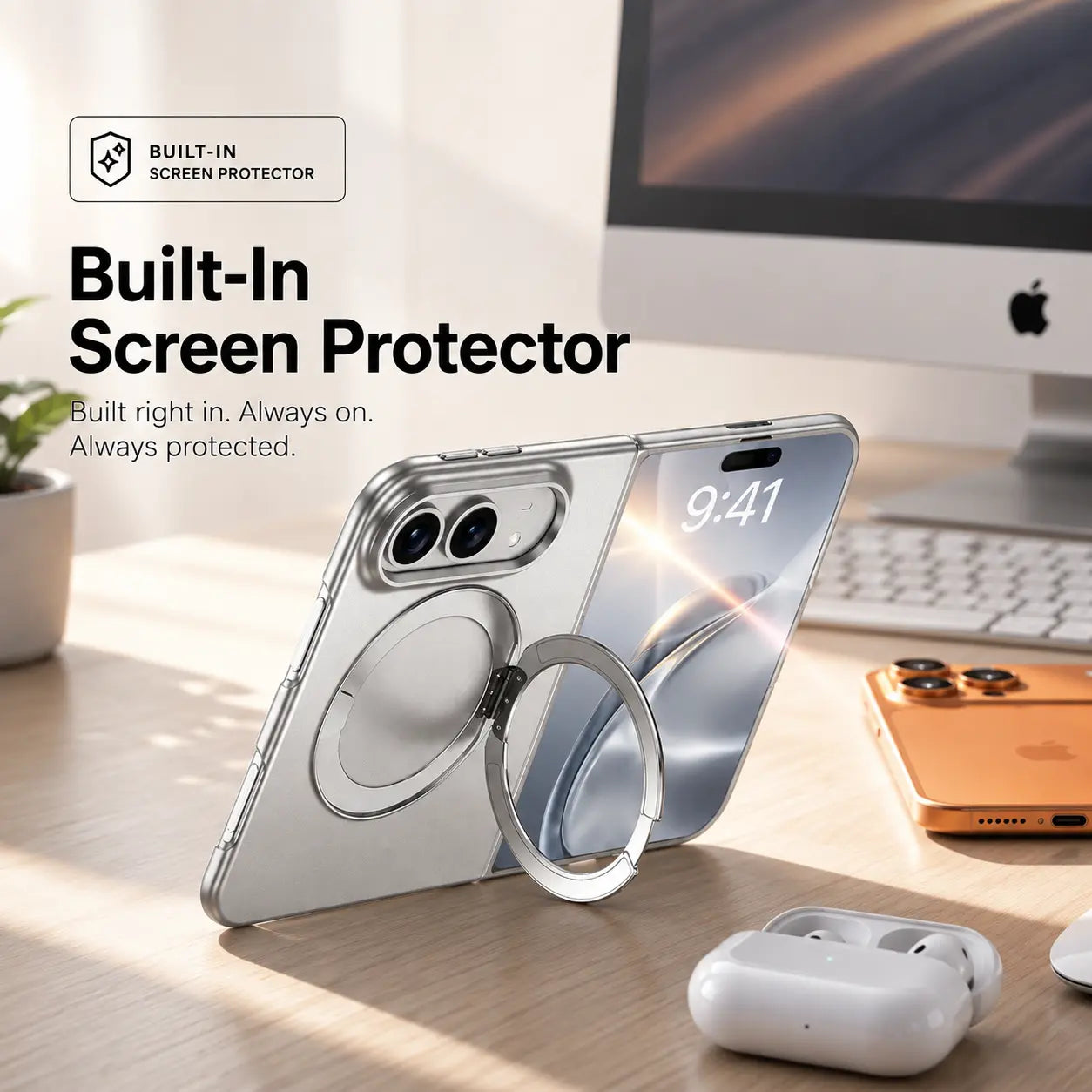 iPhone 18 Ultra Fold protective case with raised camera edges