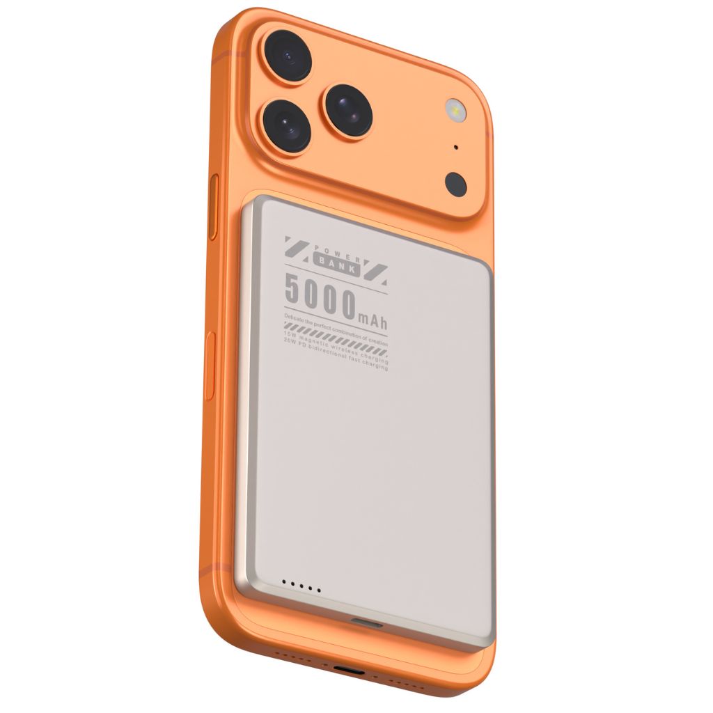 Ultra-Slim Qi2 Apple Wireless Power Bank 5000mAh Fast Charging for iPhone