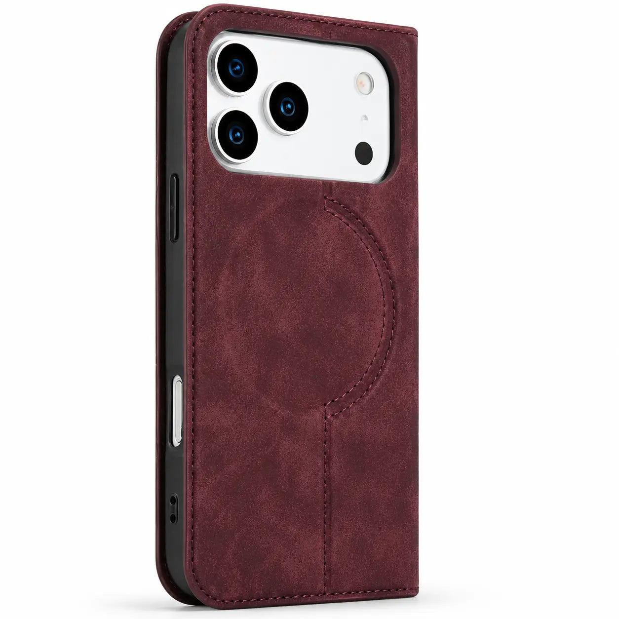 Flip wallet phone case with protective outer cover