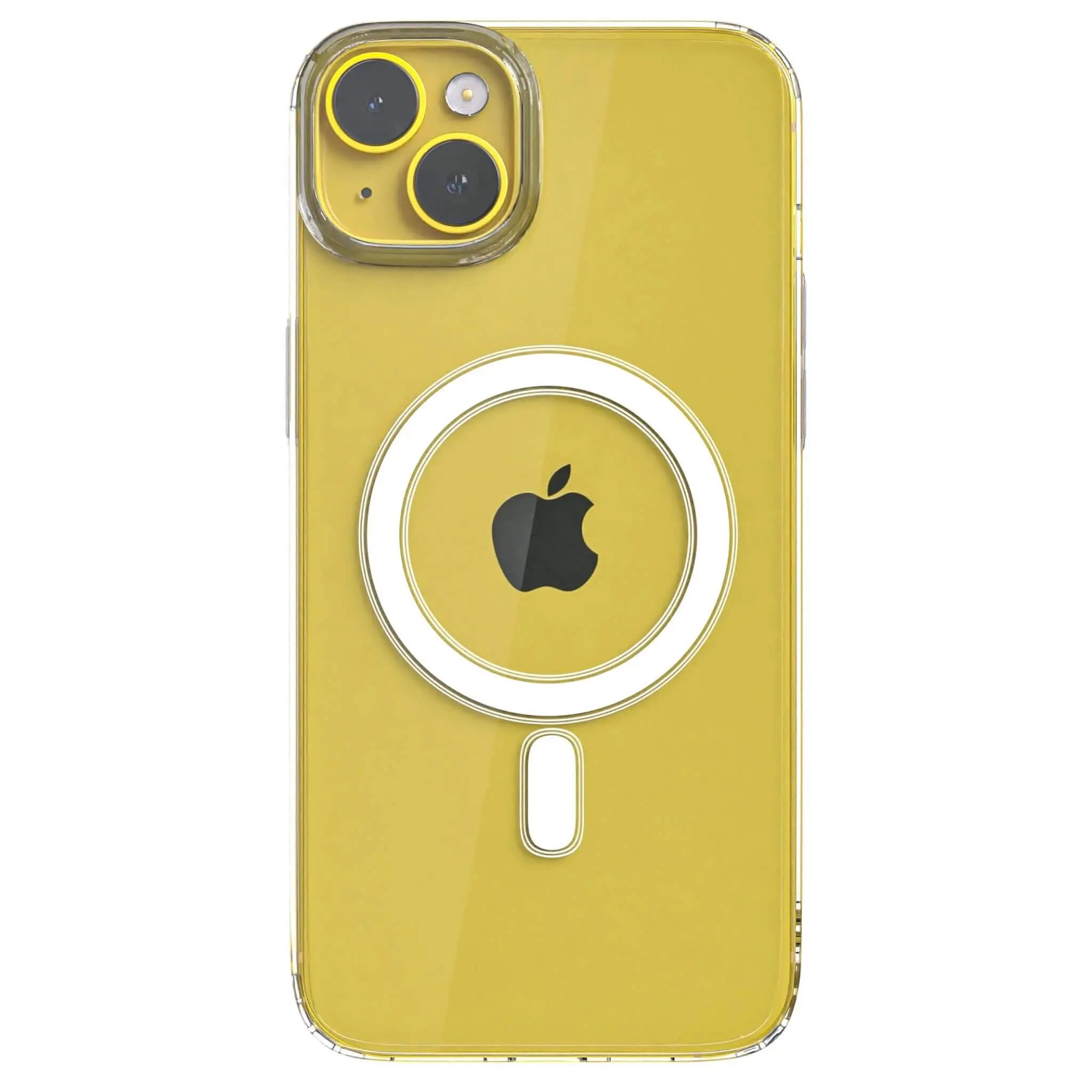 Apple iPhone MagSafe Clear Case with a Transparent Design and Magnetic Features