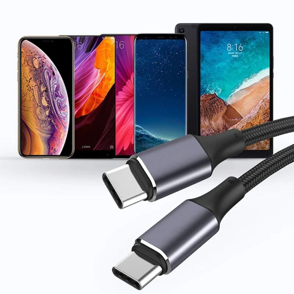 100W USB-C to USB-C fast charging cable 100W USB-C to USB-C fast charging cable