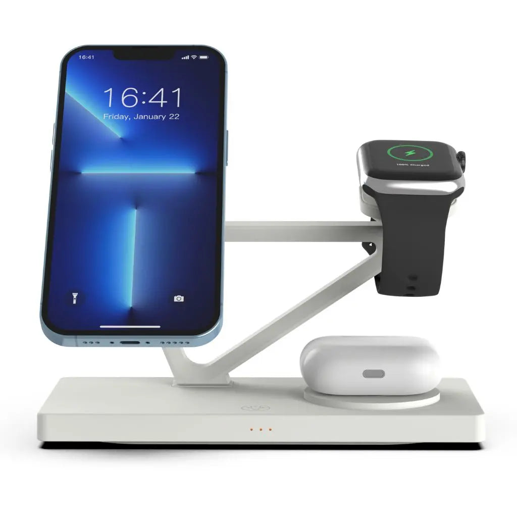 3 in 1 Apple Wireless Magsafe Charging Station for iPhone 15 Pro Max, Apple  Watch Ultra, Apple AirPods Pro