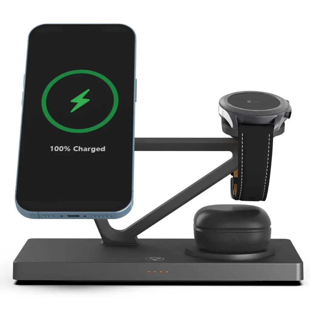 3 in 1 Samsung Wireless Charging Station for Samsung Galaxy S23 Ultra, Samsung Watch 5 Pro, Samsung Buds from Evolved Chargers