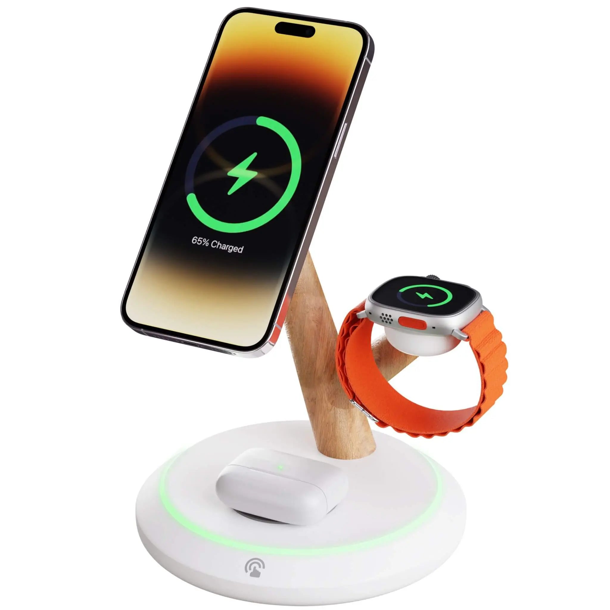 3 in 1 Wireless Charger with MagSafe for Apple iPhone 15 Pro Max, Apple  Watch Ultra, Apple AirPods Pro