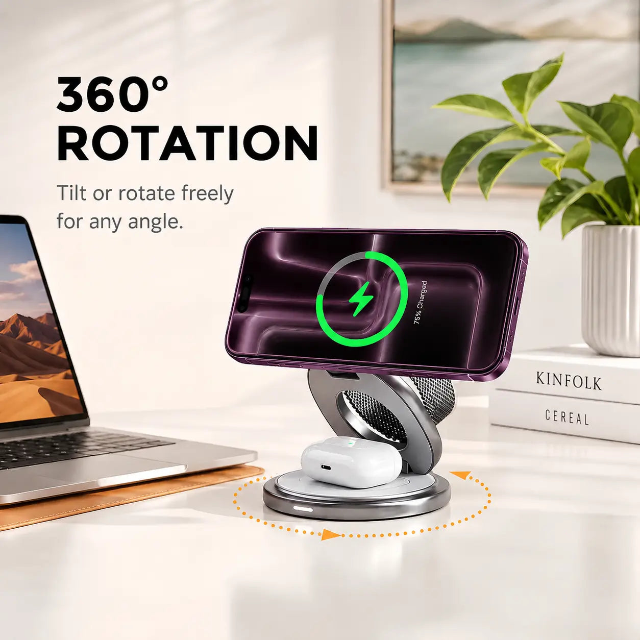 MagFold Qi2 Twist 25W
