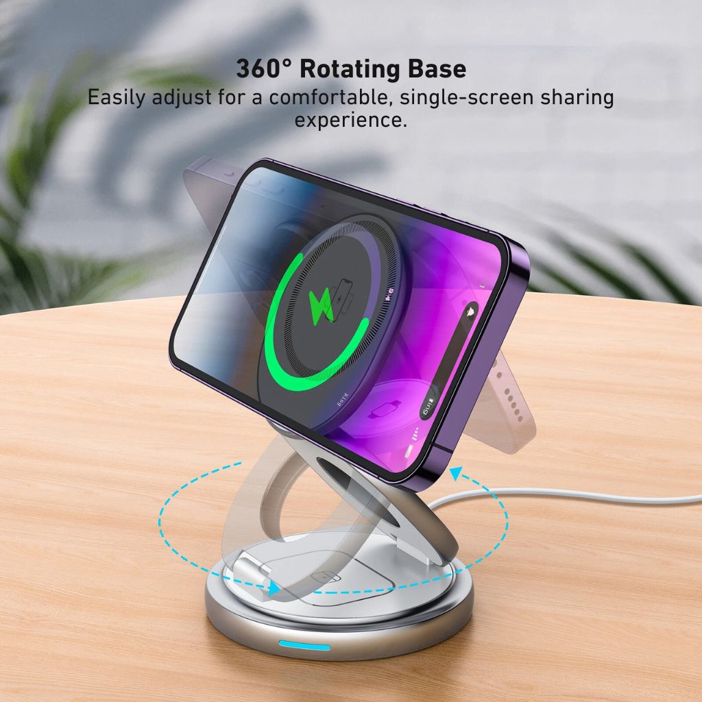 10w Wireless Twisty 360 Wireless Charger 10W Qi Car Phone Holder