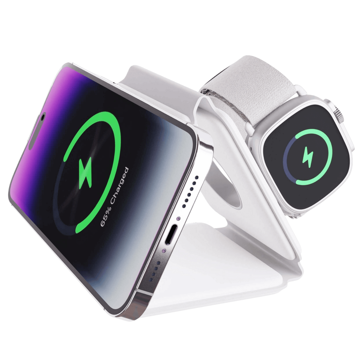 3 in 1 Wireless Charger for Apple iPhone 14 Pro Max, Apple Watch Ultra, and Apple AirPods Pro
