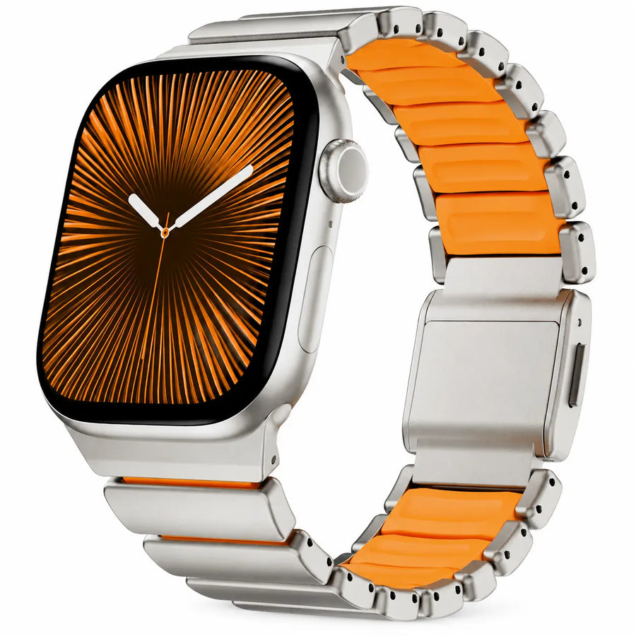 apple watch ultra titanium sport band orange