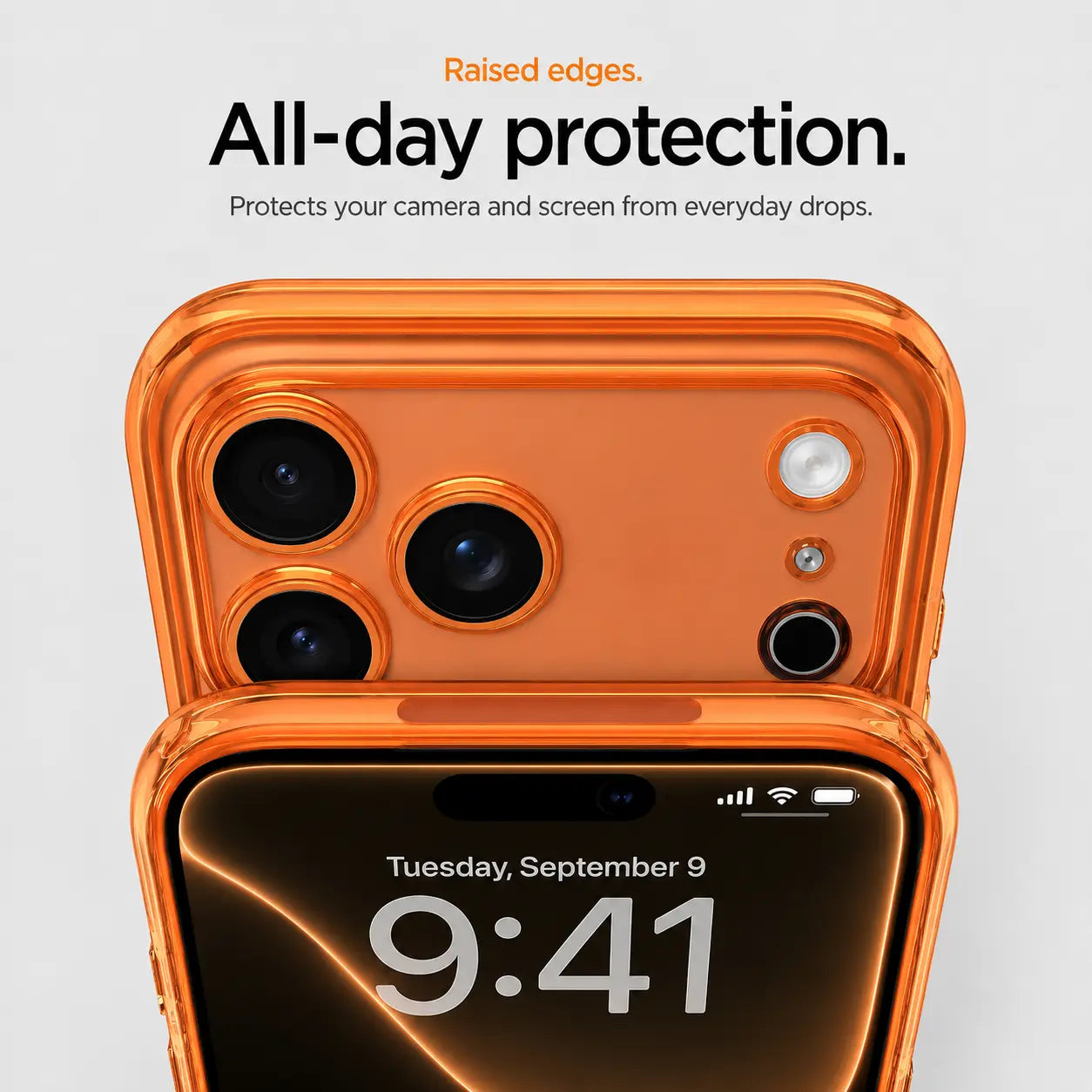 Clear iPhone case with strong magnets for secure MagSafe attachment
