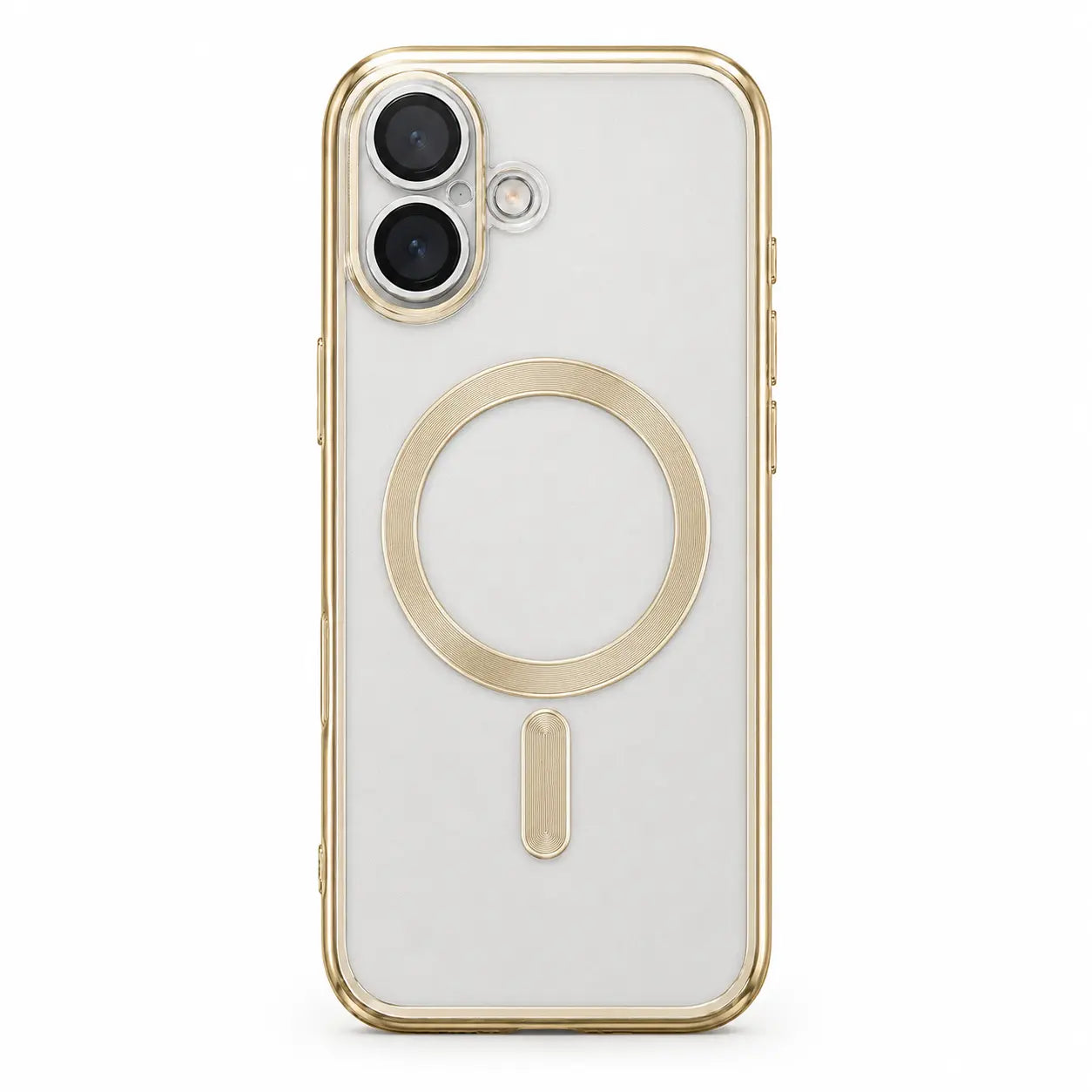 Slim transparent iPhone cover with lightweight protective design
