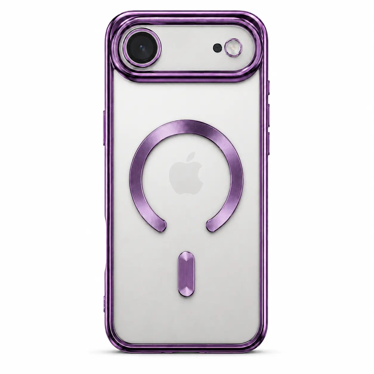 Anti-yellowing clear iPhone case with transparent protective finish

