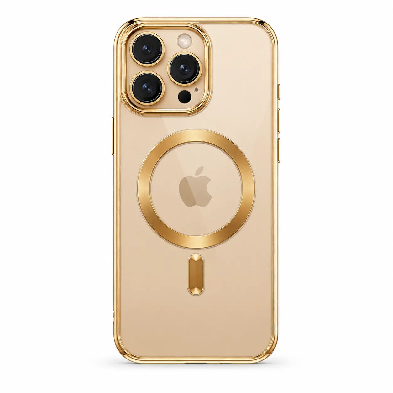 Clear wireless charging iPhone case with secure magnetic connection
