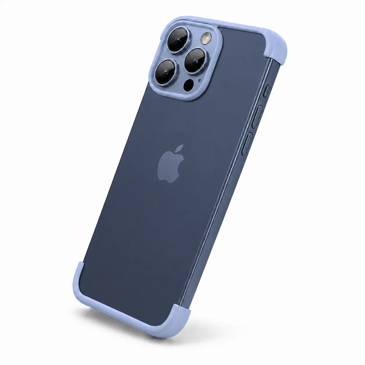 Minimal phone case with raised camera protection