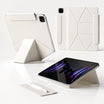 Magnetic iPad folio case with adjustable folding stand
