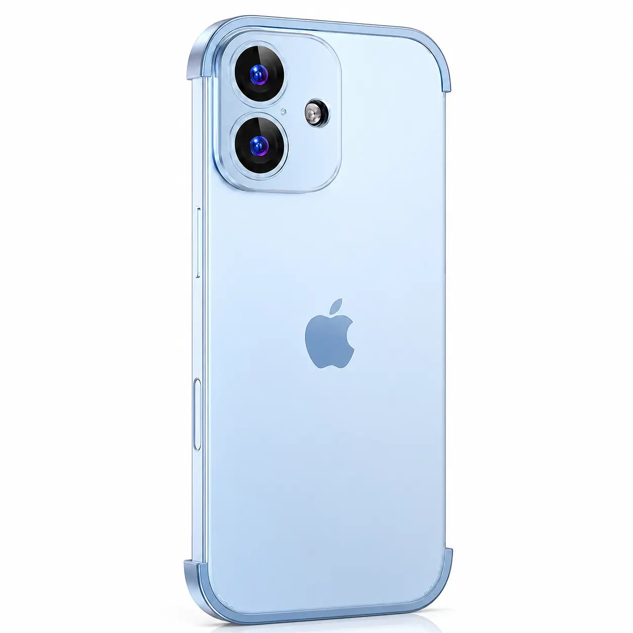 Slim metal bumper for iPhone 18 Pro Max with minimal open-back design
