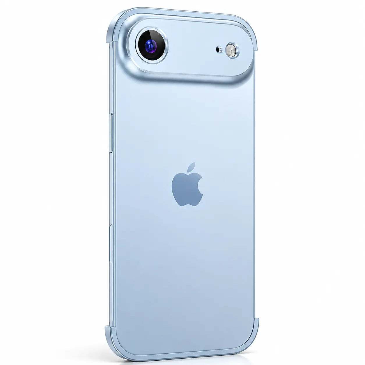 Minimal metal case for iPhone 18 Pro Max with slim protective bumper
