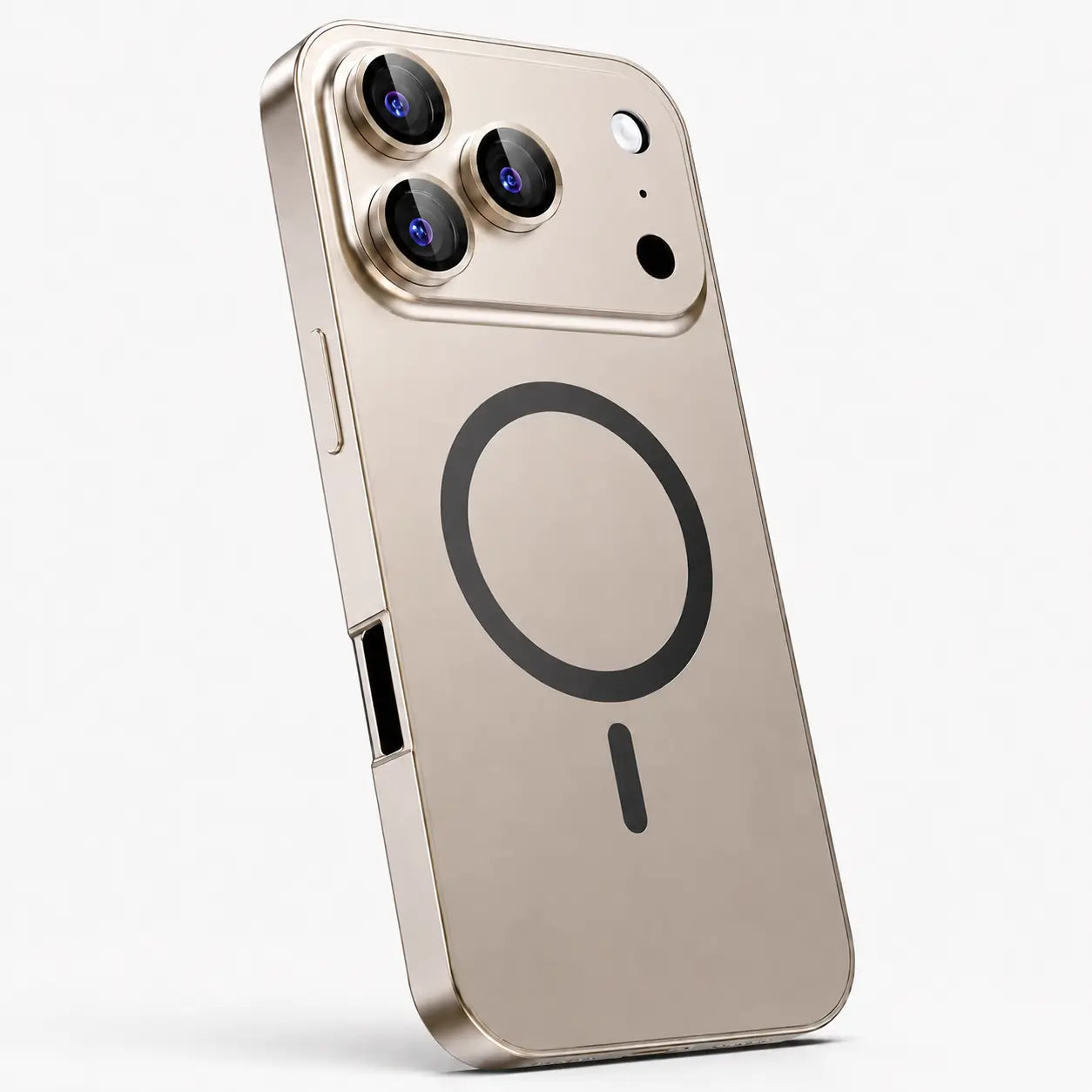 Metal MagSafe iPhone case with reinforced aluminum camera frame