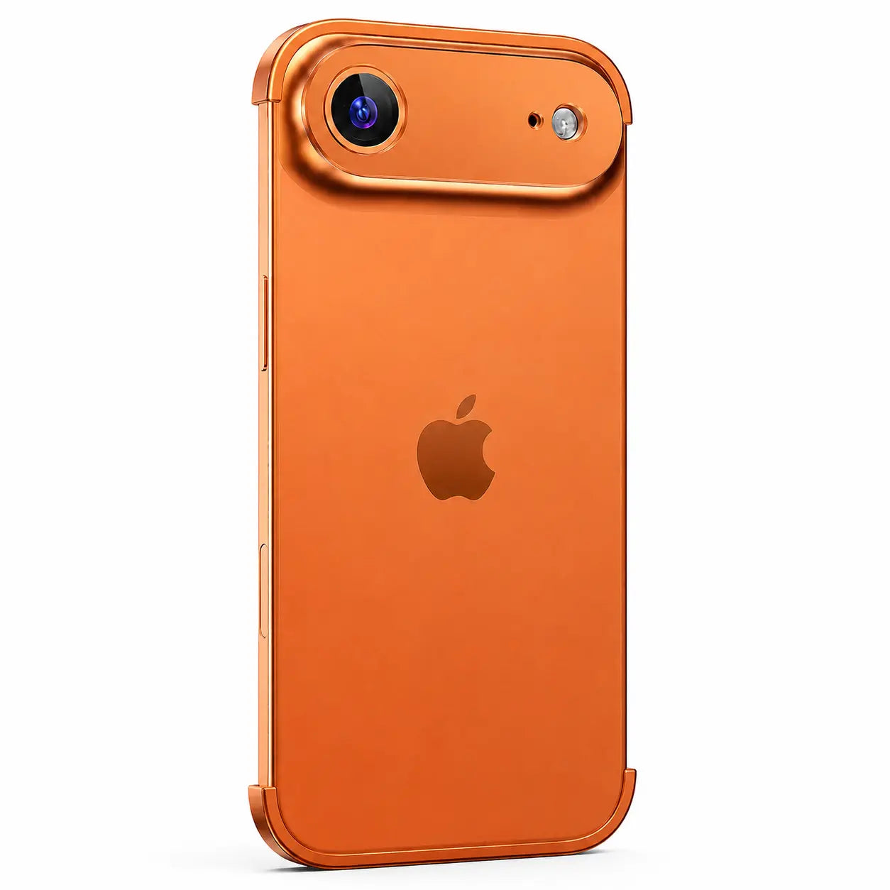 iPhone 18 Pro Max metal bumper case with ultra-minimal open design
