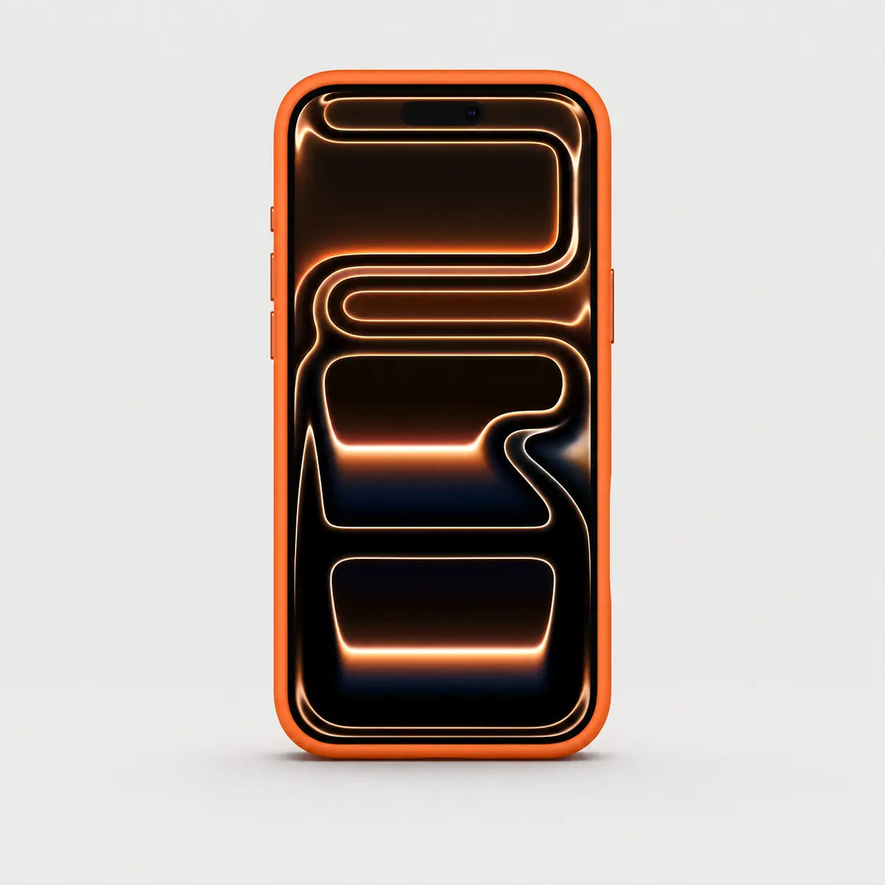 Slim iPhone case with raised edges for screen protection