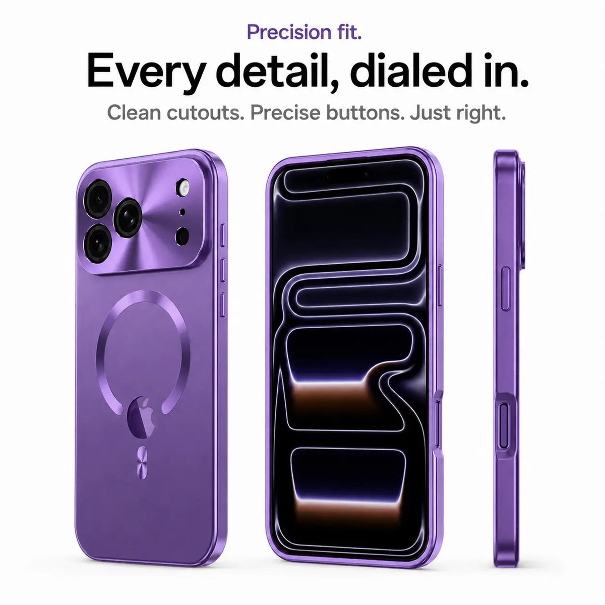 iphone privacy screen case amethyst purple #color_Amethyst Purple