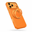 Premium leather iPhone case with smooth fingerprint-resistant design
