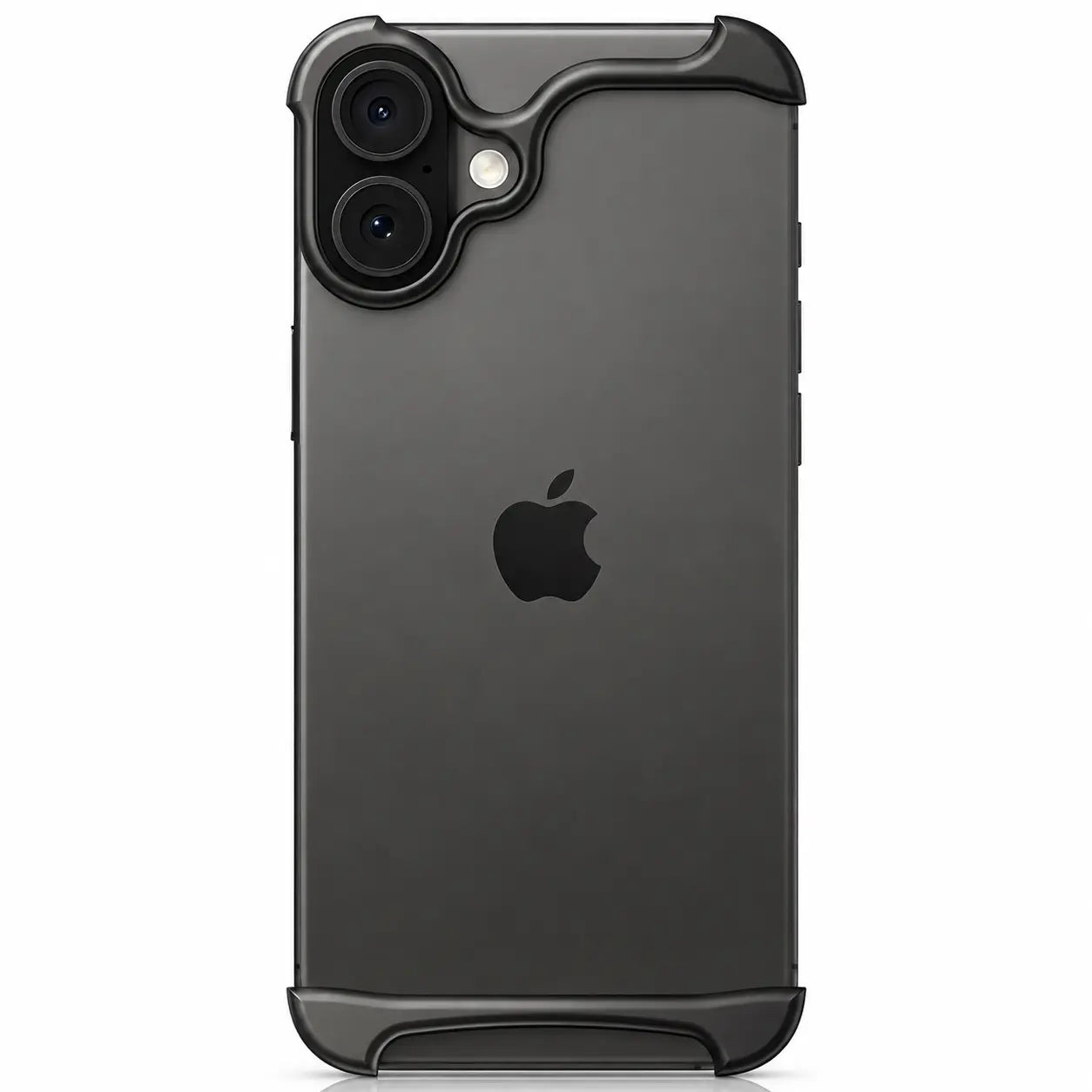 Lightweight aluminum phone case with open design