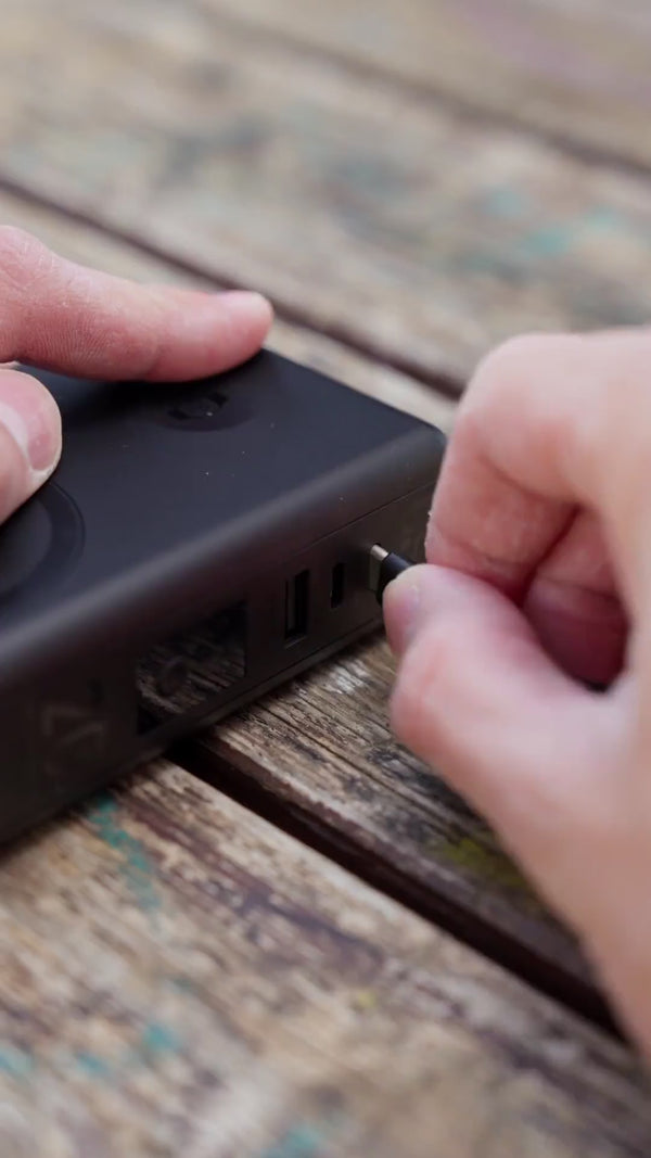 MagBank Qi2 Universal 65W power bank — charge laptop + phone together