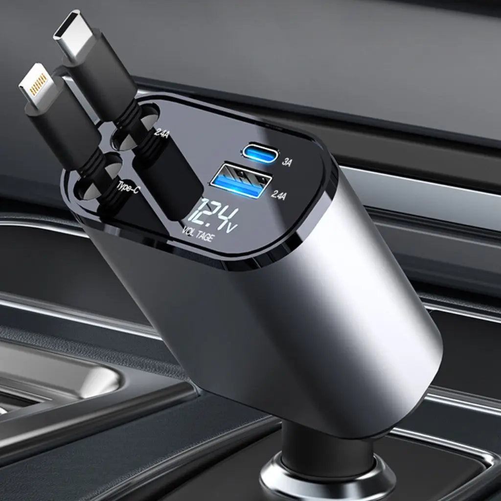 Retractable Fast Car Charger Evolved Chargers