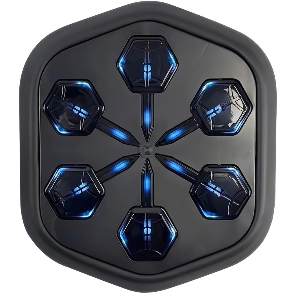 Interactive Music Boxing Machine with LED Lights and App Integration