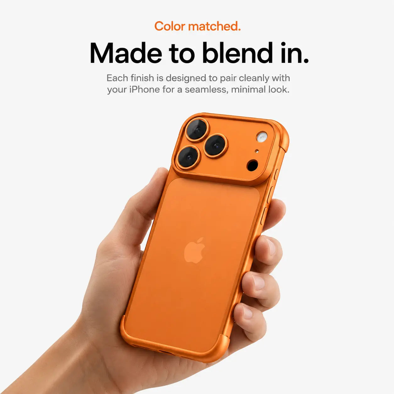 Lightweight bumper case with open back design