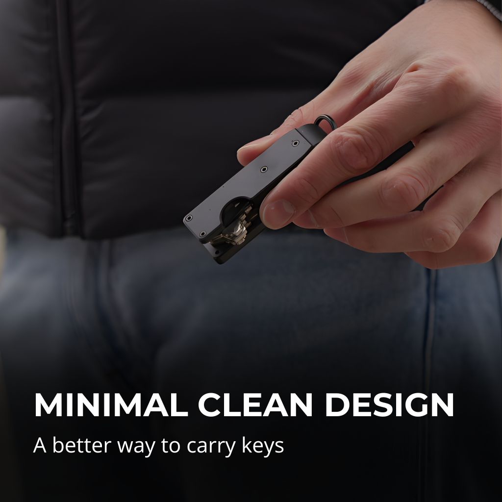 Smart Key Organizer with Apple Find My | Compact Minimal Key Holder