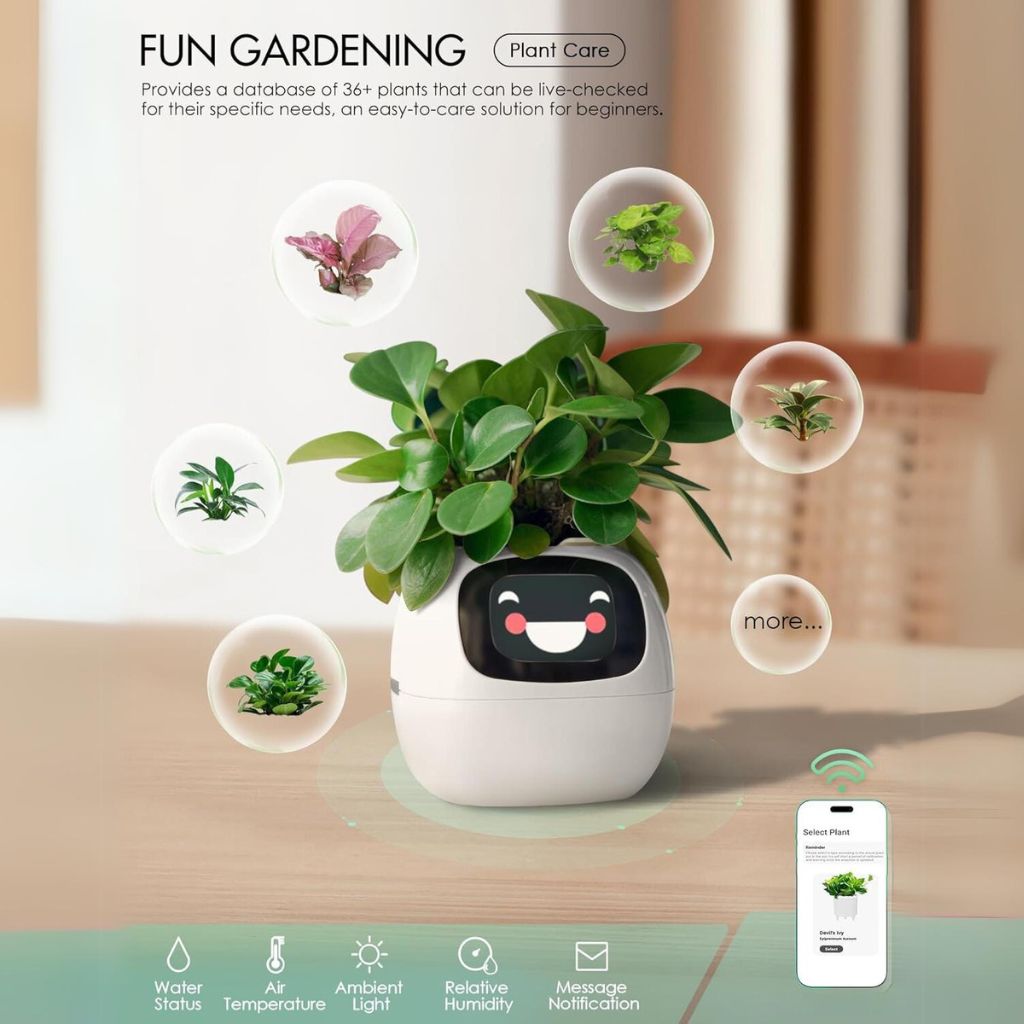 Ivy Smart Plant Pot