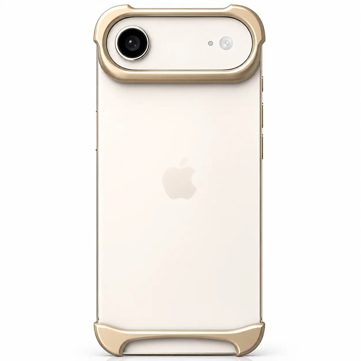Slim metal bumper case with screen protection