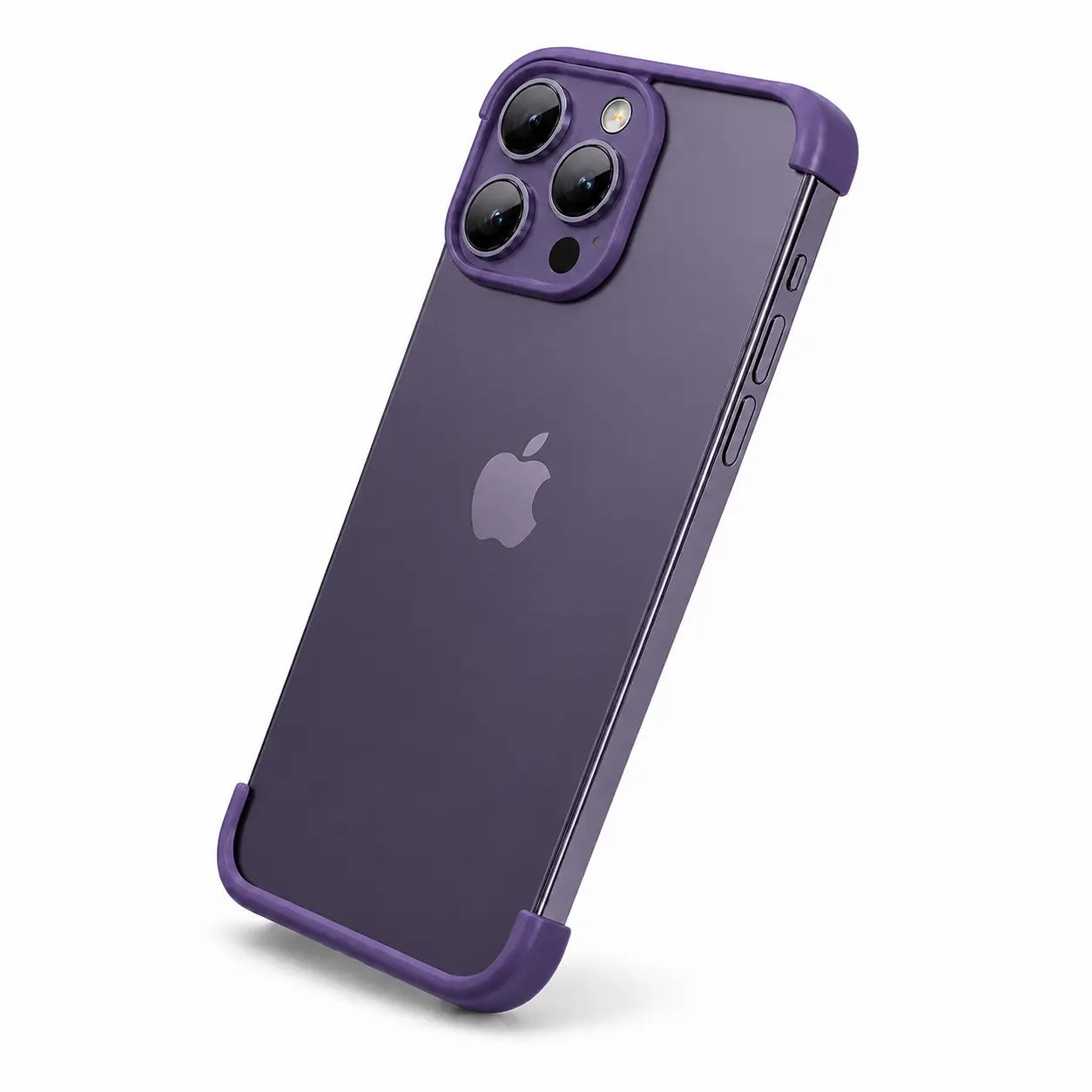 Frameless iPhone case with minimal protection
