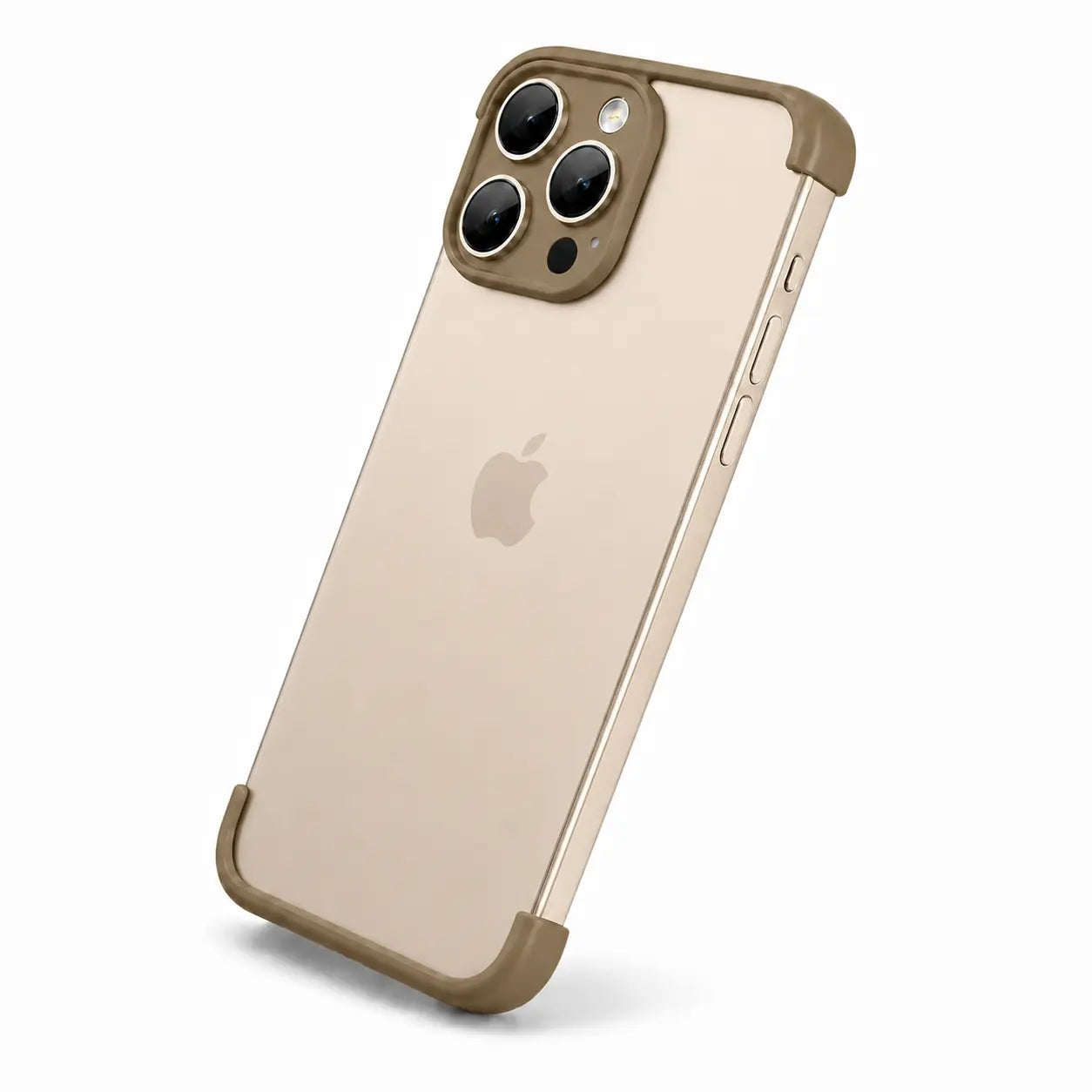 Thin protective iPhone case with flexible frame