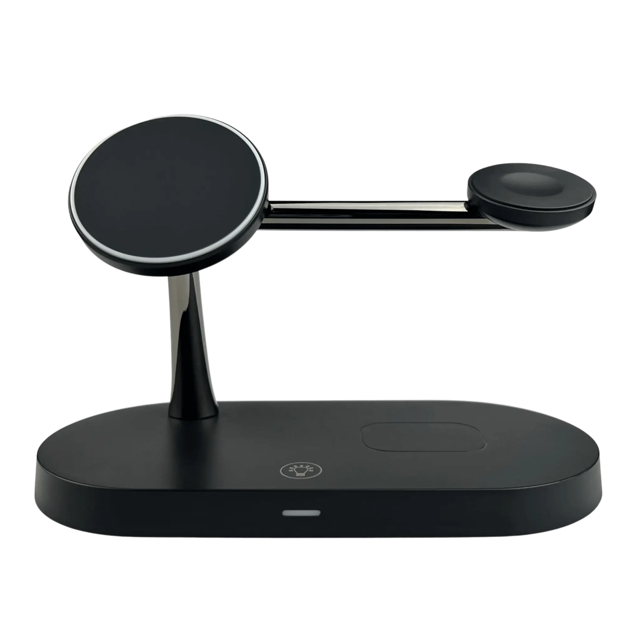 3 in 1 Wireless Charging Station with iPhone, Apple Watch, and AirPods Pro