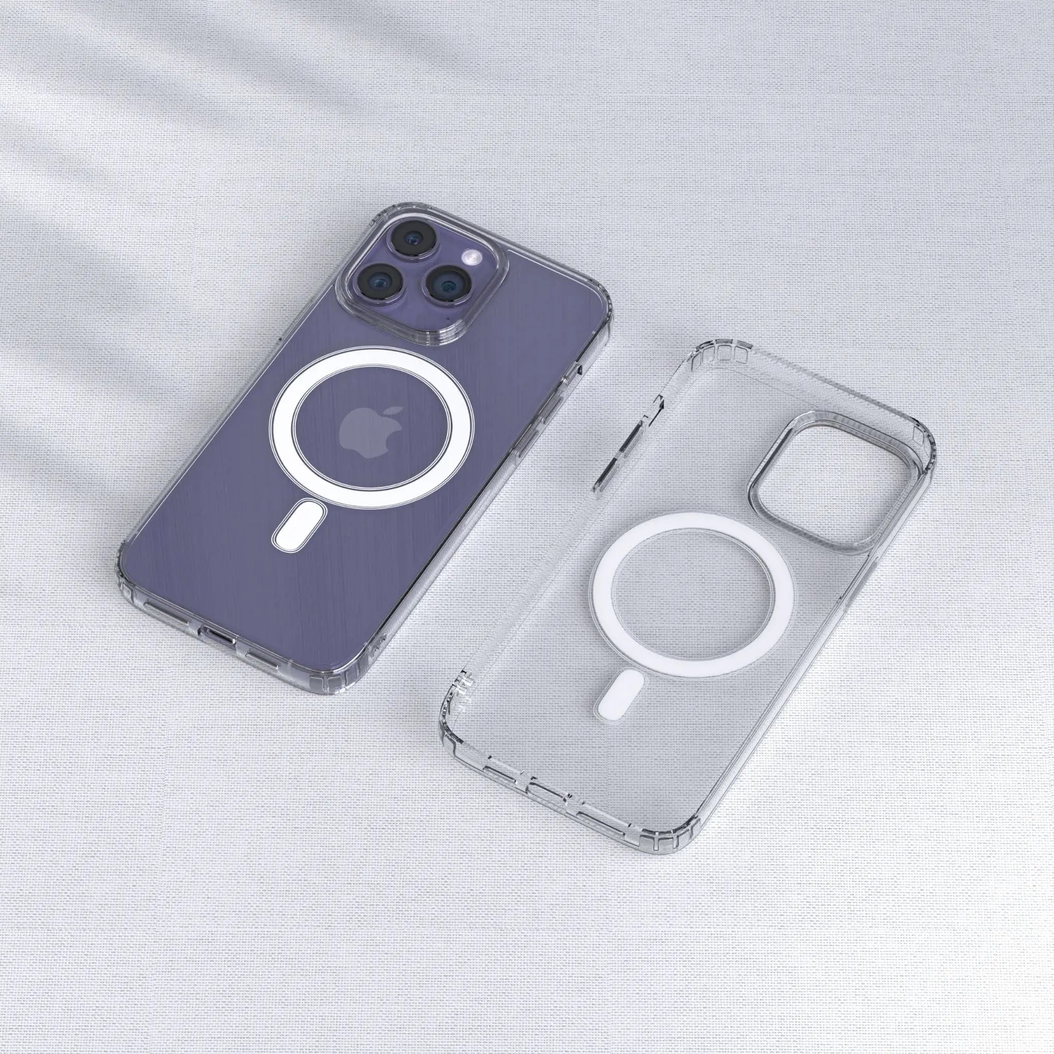Levelo Nuru 3H Anti-Scratch MagSafe Clear Case for iPhone 15 Series
