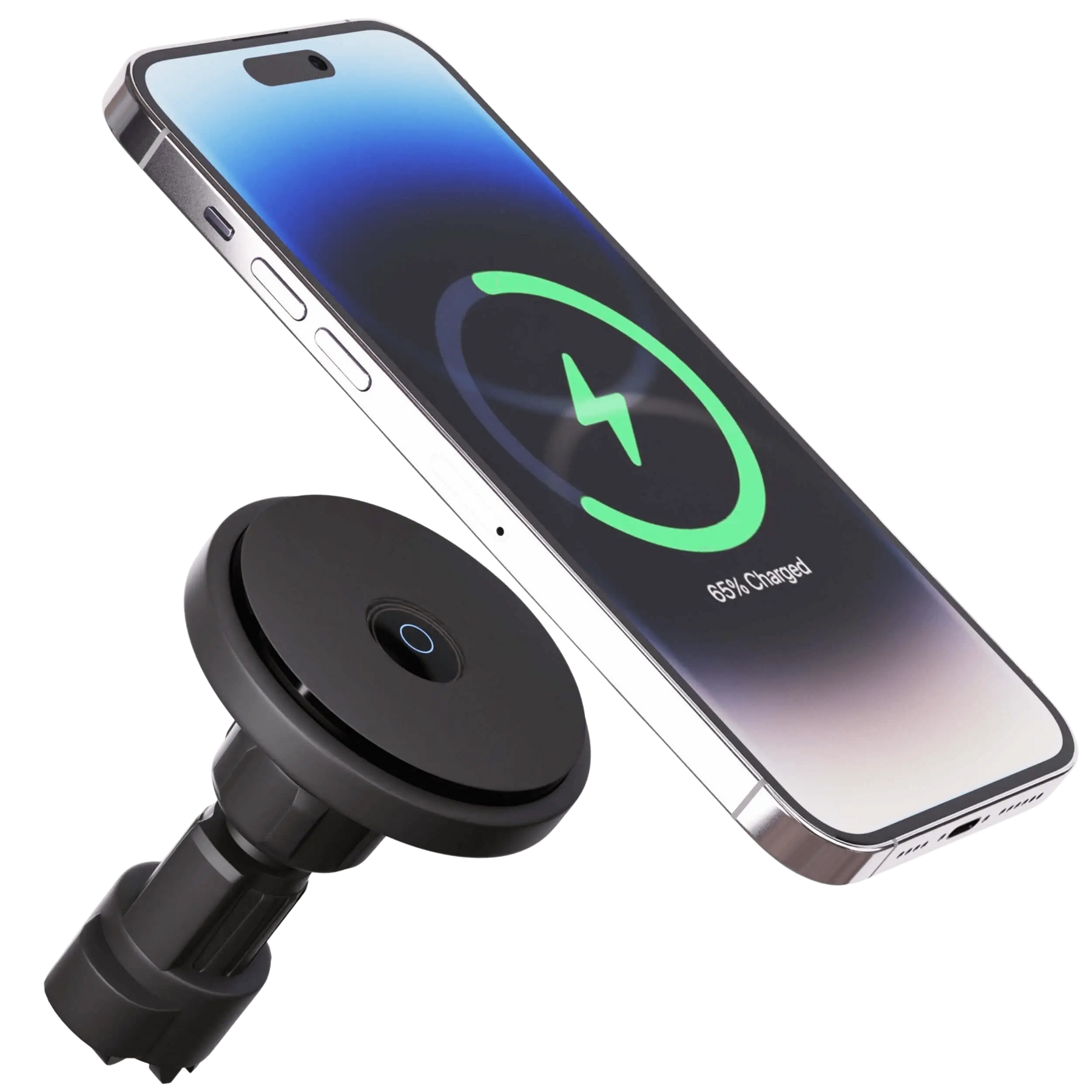 Car Mount MagSafe Wireless Charger for Apple iPhone Dash and Vent